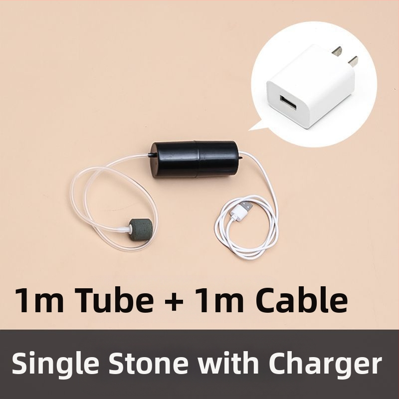 Žuvų akvariumo deguonies siurblys - tylus, nešiojamas, namų ir lauko naudojimui