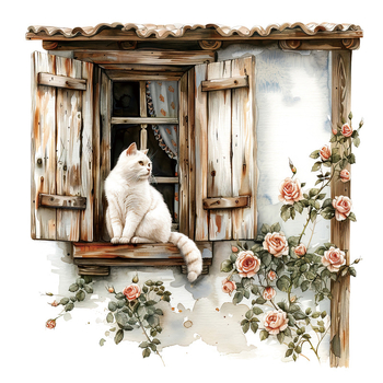 PVC τοίχος αυτοκόλλητο - αδιάβροχη διακόσμηση τοίχου με λουλούδια και χαριτωμένα ζώα για σαλόνι, μπάνιο, είσοδο