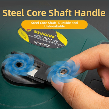 Μετροταινία από ίνες, με καουτσούκ επένδυση, θήκη δίσκου, βιομηχανικού τύπου, μήκη 10/20/30/50 m