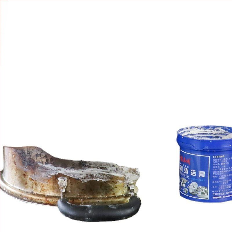 Nerūsējošā tērauda tīrīšanas pasta virtuves lietošanai – rūšu noņemšana, smagu nogulumu un apdegumu traipu noņemšana, 500 g, daudzfunkcionāls tīrīšanas līdzeklis.