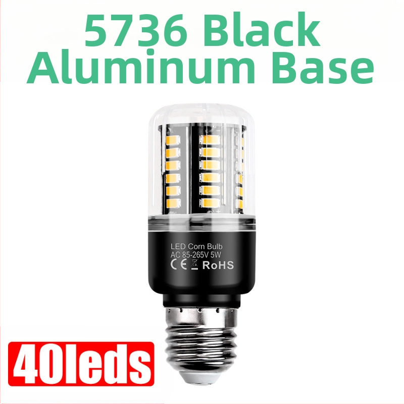 LED λαμπτήρας καλαμποκιού, μοντέλο 5736 LED κόμβοι, 189 LEDs, είσοδος 85–265V, δέσμη 360°, IP20