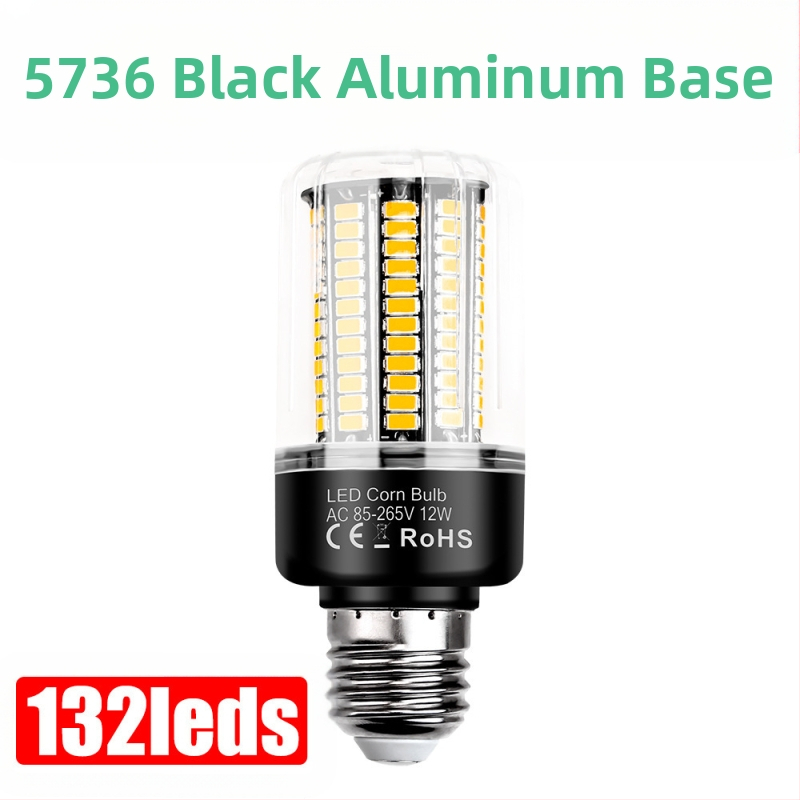 LED λαμπτήρας καλαμποκιού, μοντέλο 5736 LED κόμβοι, 189 LEDs, είσοδος 85–265V, δέσμη 360°, IP20