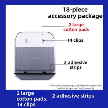 Stiklo valymo įrankių priedai, plastikiniai komponentai, Big Brother, 24 vnt. pakuotė, namų ūkiui