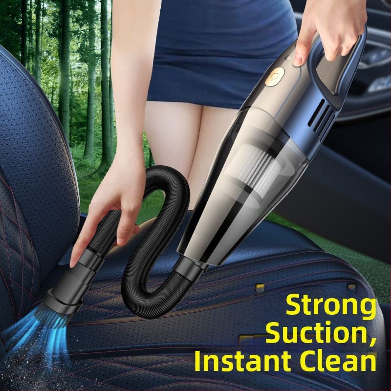 Ръчна безжична прахосмукачка за автомобил, 65W, всмукване 3100 Pa, напрежение ≤36V, презареждаща се