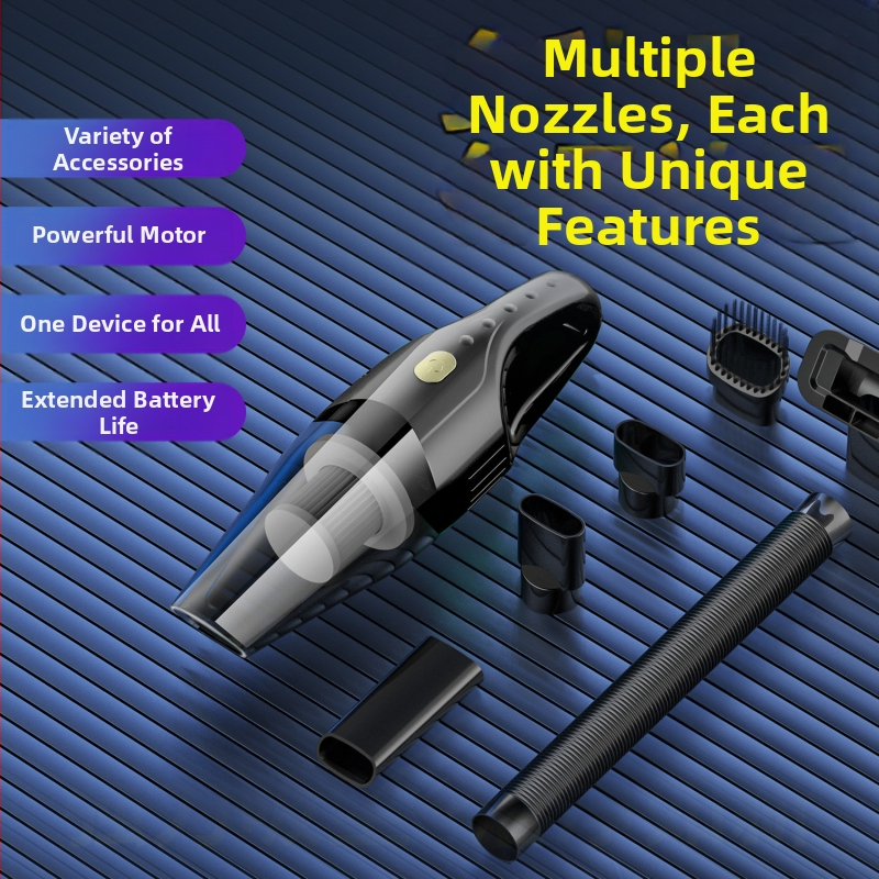 Ръчна безжична прахосмукачка за автомобил, 65W, всмукване 3100 Pa, напрежение ≤36V, презареждаща се