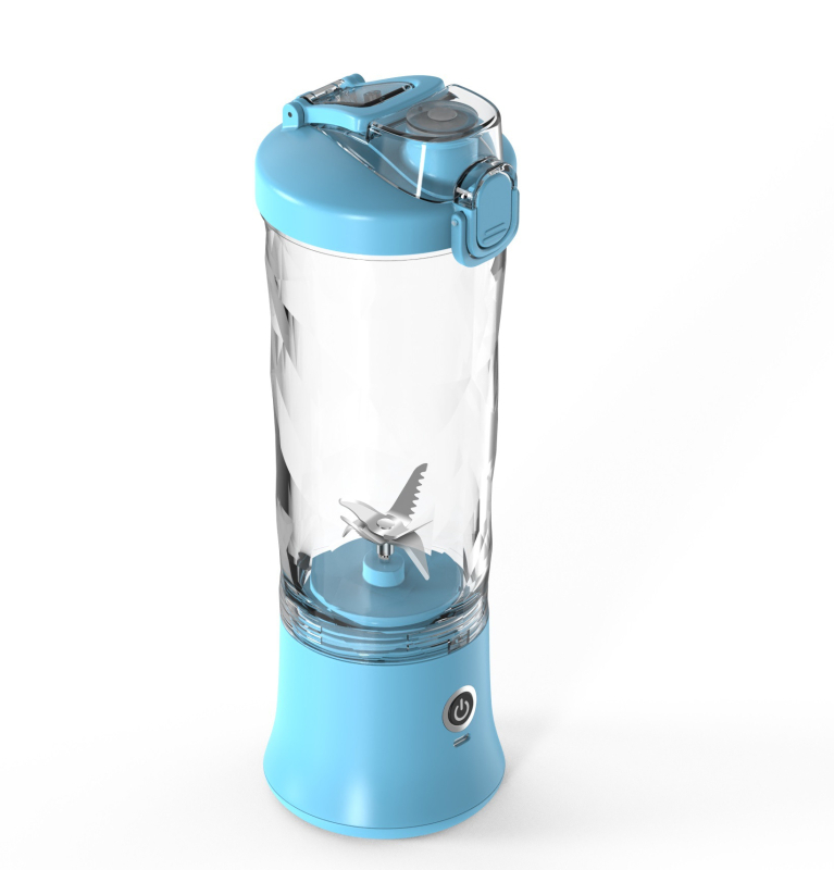 Nešiojamas USB sulčių spaudyklės puodelis, 600 ml talpa, integruota baterija, iki 26 000 aps./min, automatinis valymas