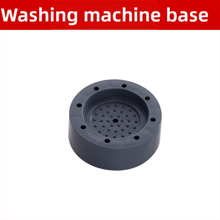 Skalbiamosios mašinos kojų pagalvėlės — neslidžios, slopina vibracijas, aukštinimo kilimėliai, iš plastiko; modernus minimalistinis stilius