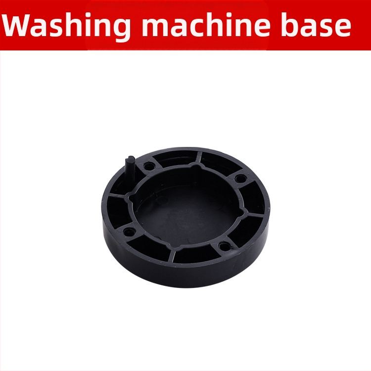 Skalbiamosios mašinos kojų pagalvėlės — neslidžios, slopina vibracijas, aukštinimo kilimėliai, iš plastiko; modernus minimalistinis stilius