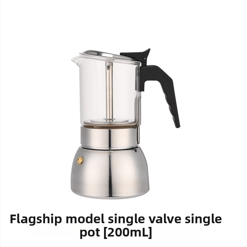 Италиански мока пот с двойна клапа • PP материал • Функция: Други • Без персонализация • Без лого