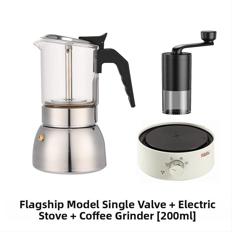 Италиански мока пот с двойна клапа • PP материал • Функция: Други • Без персонализация • Без лого