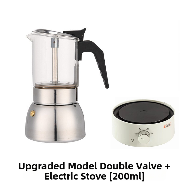 Италиански мока пот с двойна клапа • PP материал • Функция: Други • Без персонализация • Без лого