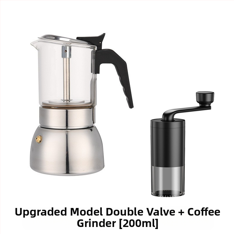 Италиански мока пот с двойна клапа • PP материал • Функция: Други • Без персонализация • Без лого