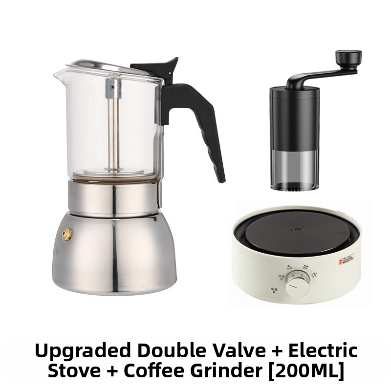 Италиански мока пот с двойна клапа • PP материал • Функция: Други • Без персонализация • Без лого