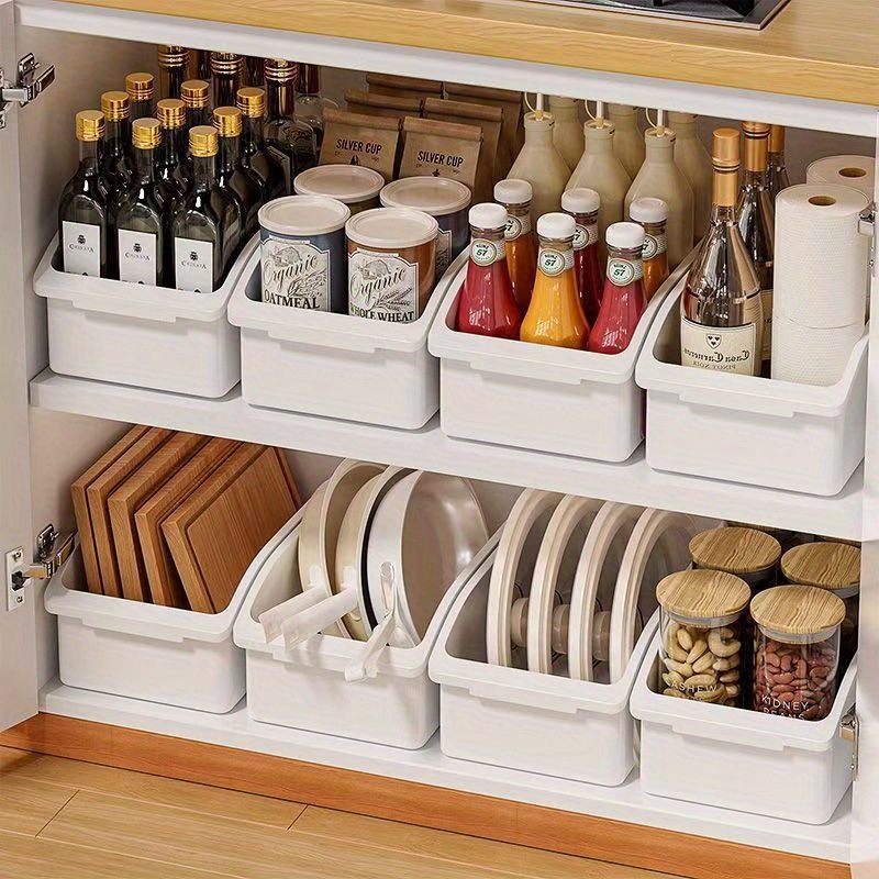 Konyhai tároló doboz, műanyag rendező a hűtőhöz, 2 L, PP anyag, modell Routine, fedél nélkül