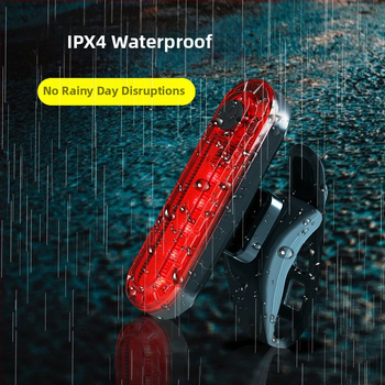 056 Dviračio gale šviesa – įkraunama, skirta kelių ir kalnų dviračiams, dėžutėje, super ryški