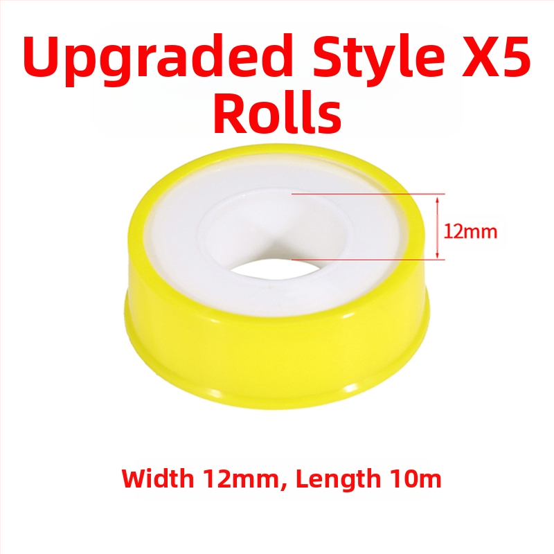 Полиетиленова уплътнителна лента за газови кранове и тръбни фитинги – водоустойчива, удебелена и удължена