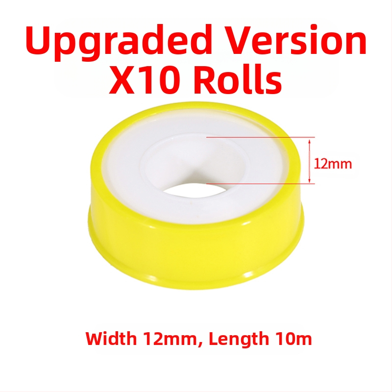 Полиетиленова уплътнителна лента за газови кранове и тръбни фитинги – водоустойчива, удебелена и удължена