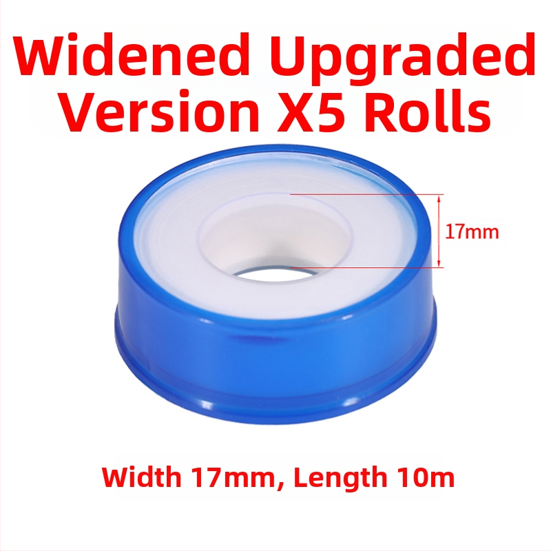 Полиетиленова уплътнителна лента за газови кранове и тръбни фитинги – водоустойчива, удебелена и удължена