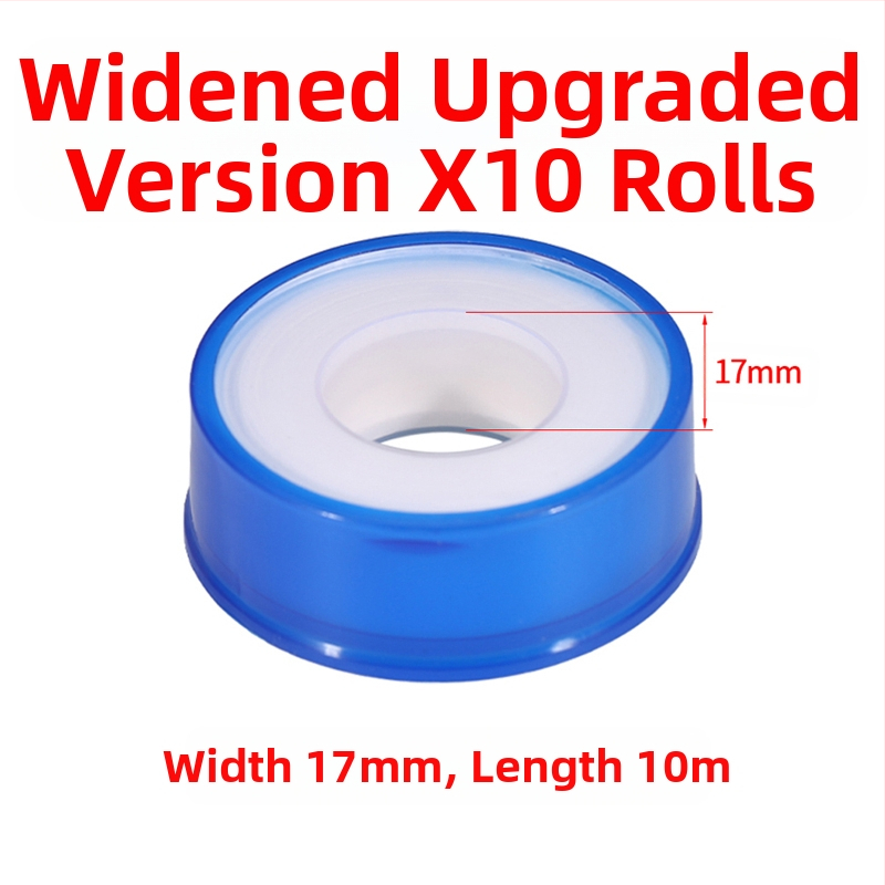 Полиетиленова уплътнителна лента за газови кранове и тръбни фитинги – водоустойчива, удебелена и удължена