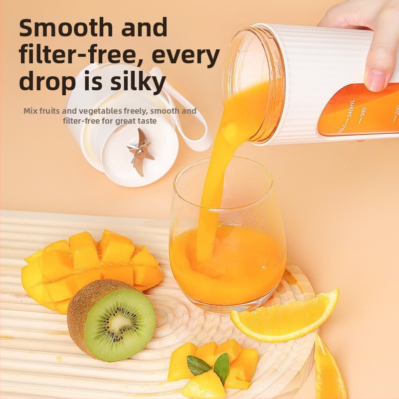 Преносима презареждаема сокоизстисквачка с цифров дисплей, 18000 об/мин, 50 W, капацитет 400 мл