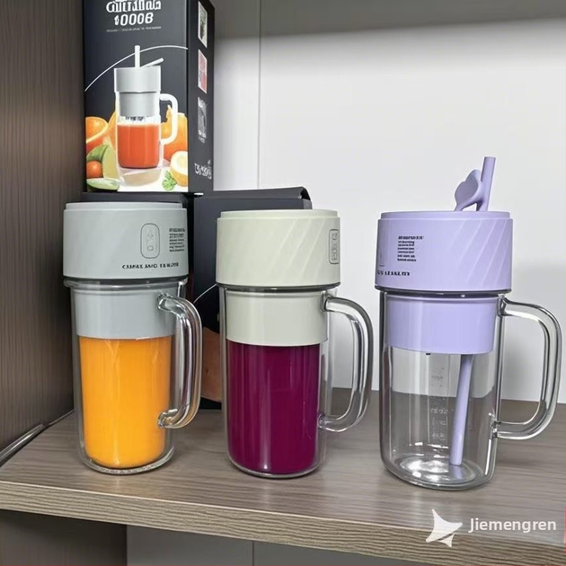 Nešiojamas įkraunamas sulčių spaudimo prietaisas su skaitmeniniu ekranu, 18000 rpm, 50 W, talpa 400 ml