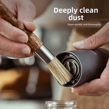 Ξύλινη βούρτσα καθαρισμού για μύλο καφέ, μοντέρνο απλό στυλ, κατάλληλη για οικία, καφέ και μπαρ, καθαρισμός σχισμών και σκόνης