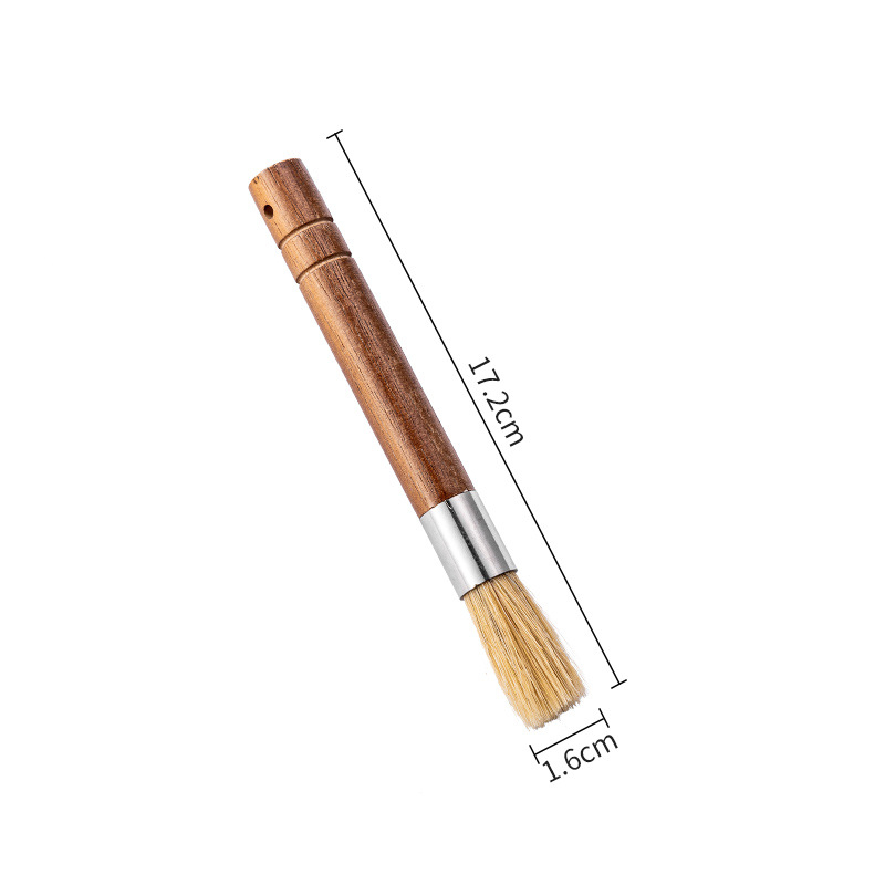 Fa tisztító ecset kávéőrlőhöz, modern egyszerű stílus, otthonra, kávézókba és bárokba, rekeszek és por tisztítása