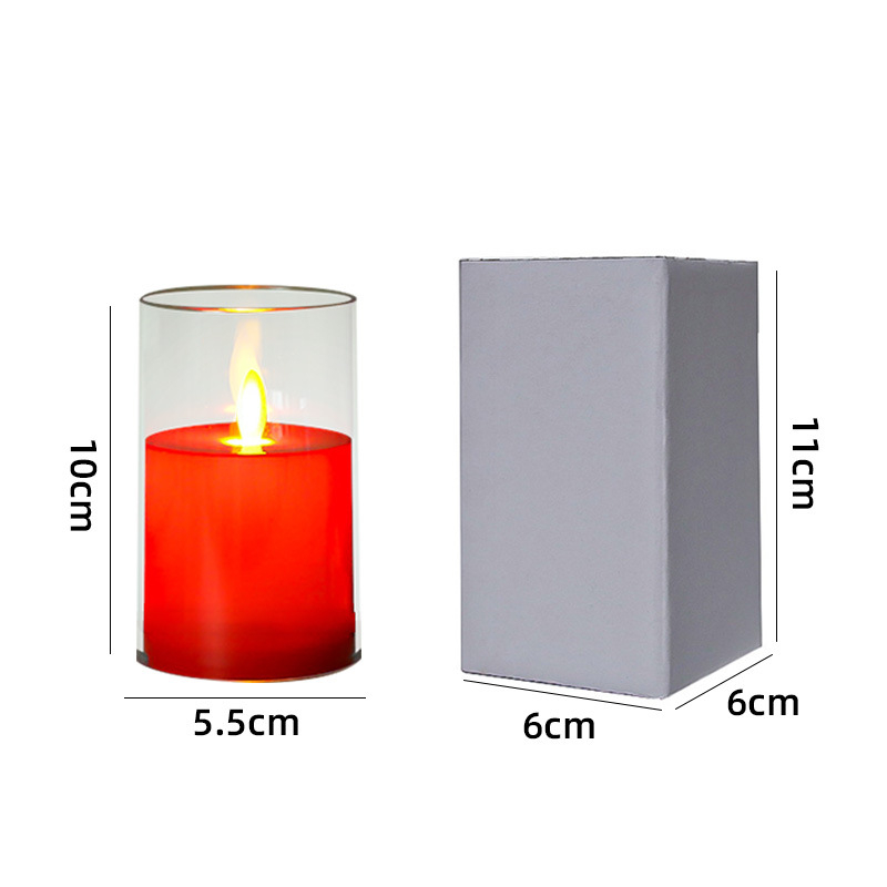 LED žvakė, cilindriškas plastmasos korpusas, svyruojantis gaubtas, spausdintas logotipas, vestuvėms ir sužadėtuvėms rekvizitas