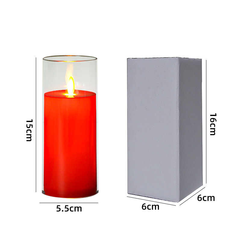 LED žvakė, cilindriškas plastmasos korpusas, svyruojantis gaubtas, spausdintas logotipas, vestuvėms ir sužadėtuvėms rekvizitas