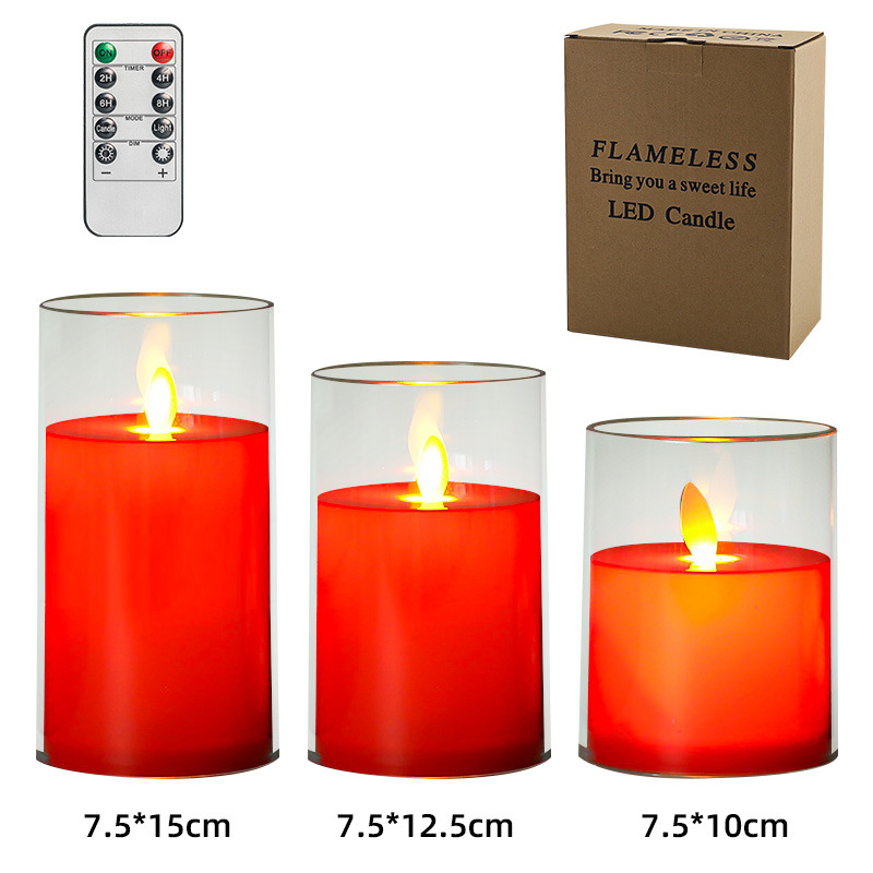 LED žvakė, cilindriškas plastmasos korpusas, svyruojantis gaubtas, spausdintas logotipas, vestuvėms ir sužadėtuvėms rekvizitas