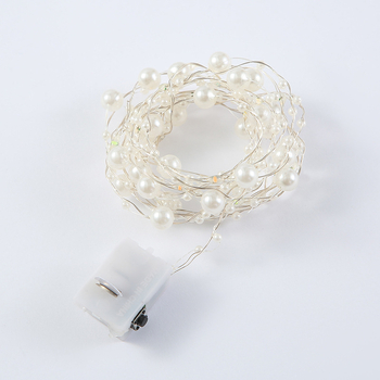 LED αλυσίδα από χαλκινο σύρμα, 20 LED, IP43, 1500 lm, τροφοδοσία με μπαταρία κουμπί, ηλεκτρονική σειρά λαμπτήρων