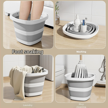 Αναδιπλούμενος πλαστικός κάδος, μη εισαγόμενος, μάρκα Άλλο, βάρος 0,5 kg