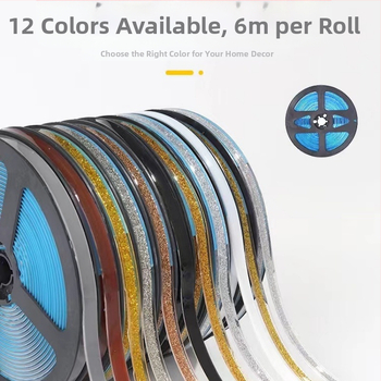 PVC αυτοκόλλητο τοίχου για κουζίνα και μπάνιο – αντιμουχλικό, αδιάβροχο, αυτοκόλλητο, διακοσμητική γραμμή