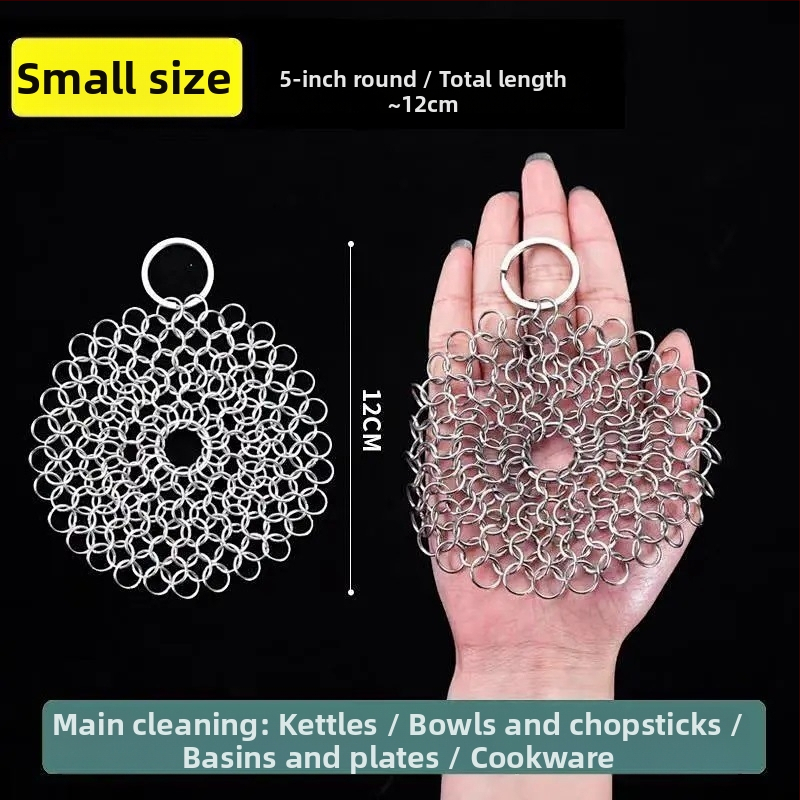 Μεταλλική βούρτσα καθαρισμού με σύρμα για κατσαρόλες, ανθεκτική σε υψηλές θερμοκρασίες, κατάλληλη για κουζίνα