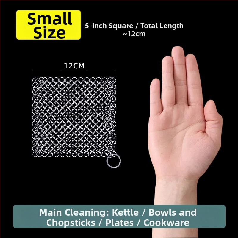 Μεταλλική βούρτσα καθαρισμού με σύρμα για κατσαρόλες, ανθεκτική σε υψηλές θερμοκρασίες, κατάλληλη για κουζίνα