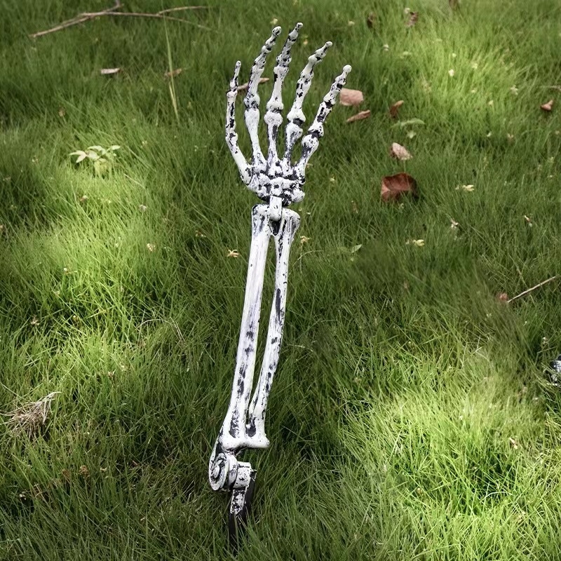 Halloween csontváz fej háromrészes dekoráció, E40 alap, IP66, 110000 lm, 220V, élettartam 10000 óra