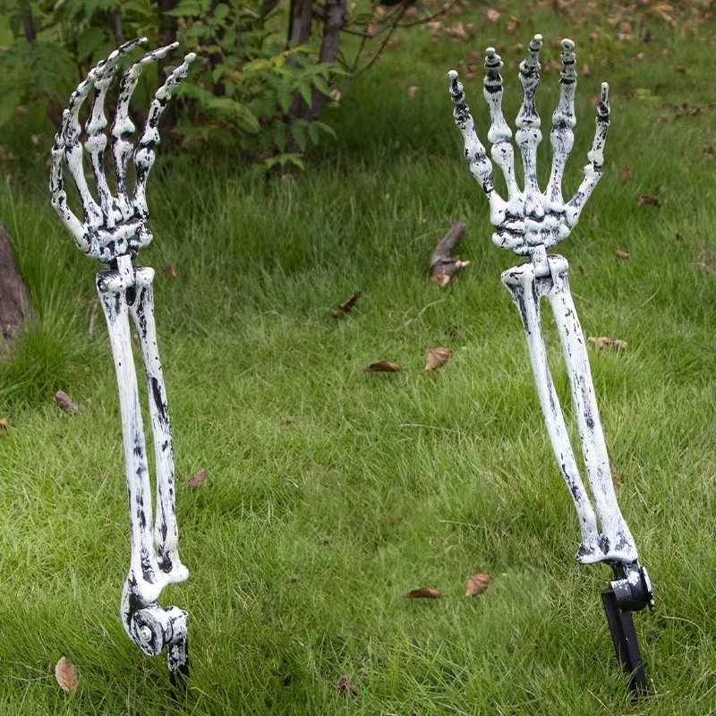 Halloween csontváz fej háromrészes dekoráció, E40 alap, IP66, 110000 lm, 220V, élettartam 10000 óra