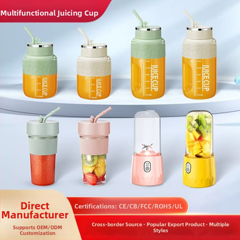 Nešiojamas sulčių spaudyklės puodelis, talpa 401–600 ml, galia 150 W, greitis 15001–18000 rpm, daugiau nei penki peiliai, įmontuota baterija