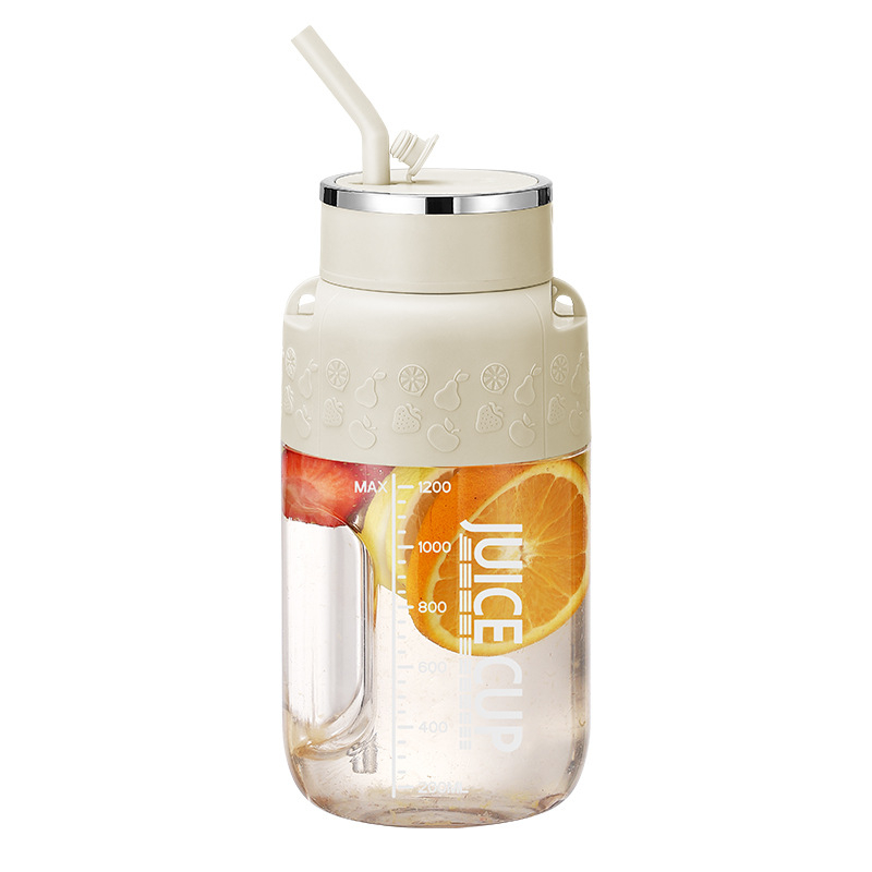 Nešiojamas sulčių spaudyklės puodelis, talpa 401–600 ml, galia 150 W, greitis 15001–18000 rpm, daugiau nei penki peiliai, įmontuota baterija