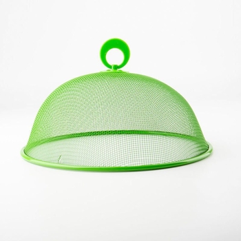 Κάλυμμα λαχανικών από ανοξείδωτο ατσάλι, κυκλικό προστατευτικό κουζίνας κατά των μυγών, Σκανδιναβικό στυλ