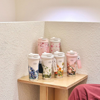 Θερμός από ανοξείδωτο χάλυβα με καλαμάκι, φορητός σχεδιασμός για τοποθέτηση σε αυτοκίνητο, εσωτερικός και εξωτερικός 304 χάλυβας, 6–12 ώρες διατήρηση θερμότητας