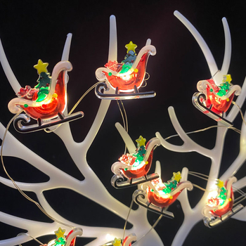 Γιρλάντα χριστουγεννιάτικων φώτων από σύρμα χαλκού, 30 LED, IP44, τροφοδοσία με μπαταρία, 5000K, διάρκεια ζωής 50.000 ωρών