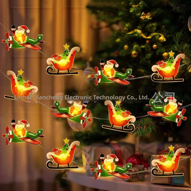 Коледни светлини на медна жица, 30 светодиода, IP44, захранване с батерия, 5000K, 50000 ч. живот