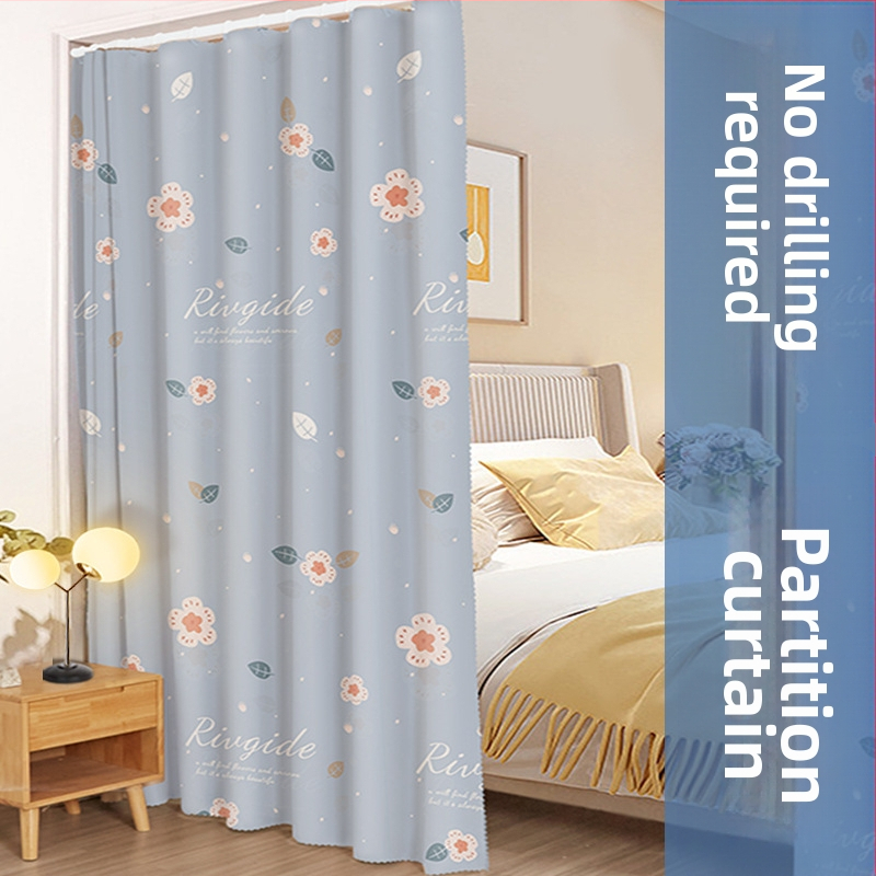 Разделяща преградна завеса – полиестер, печат, модерен минимализъм, за хол, спалня, кабинет, ресторан и балкон; монтажът не е включен.