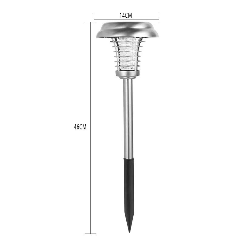 Kültéri napelemes szúnyogriasztó lámpa LED-del, 3W, 1.2V, kerek formájú