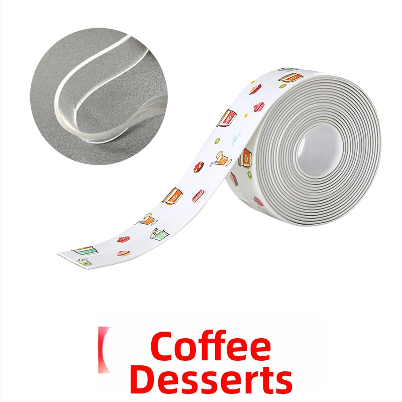 Уплътнителна лента за кухненски и мивни фуги, мухъл-устойчива, водоустойчива, влагоустойчива, запълва пролуките