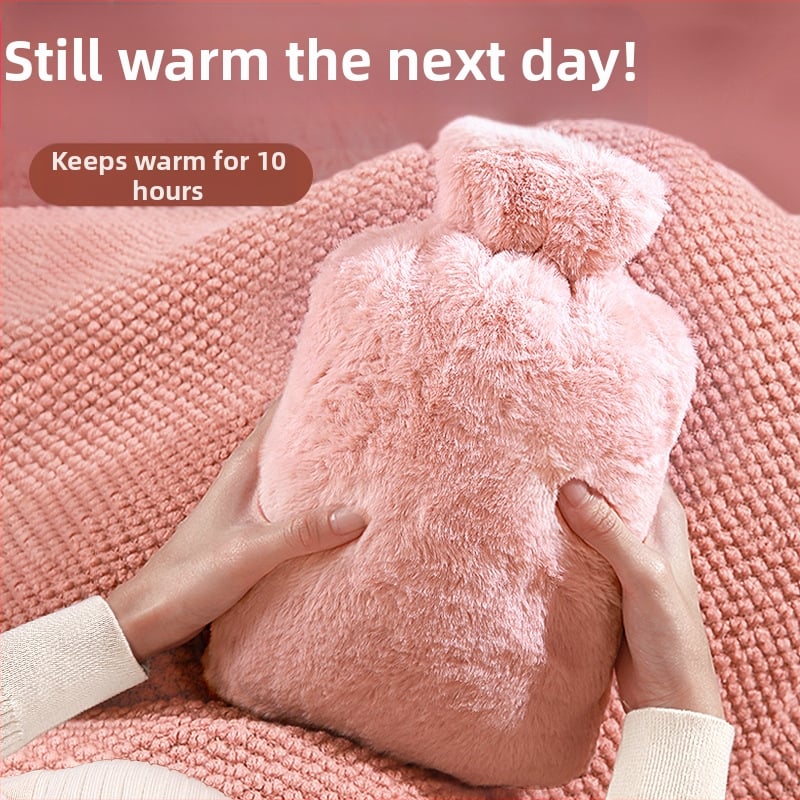 Karšto vandens buteliukas su didelio tankio PVC, šildymas pripildant vandeniu, daugiafunkcinis rankoms ir pilvo sričiai, karštas/šaltas naudojimas, šiuolaikiškas paprastas stilius