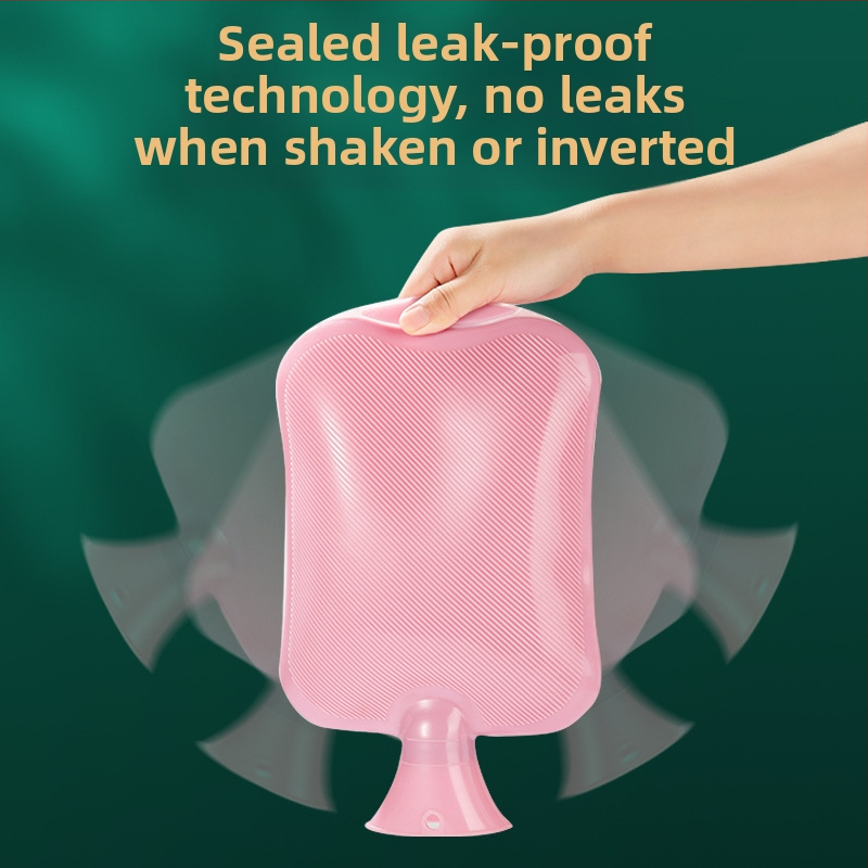 Гореща водна бутилка с PVC висока плътност, нагряване чрез напълване с вода, мултифункционална за ръце и корем, топло/студено използване, модерен стил