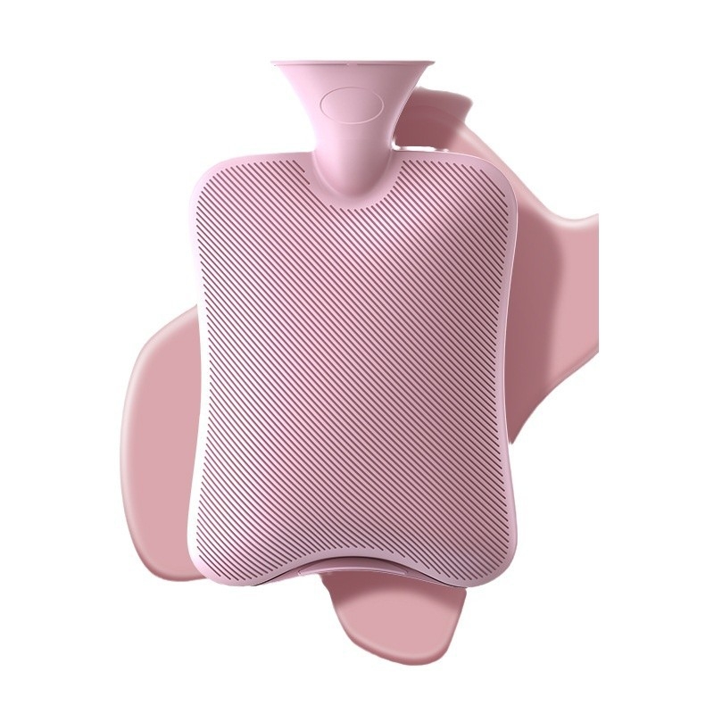 Karšto vandens buteliukas su didelio tankio PVC, šildymas pripildant vandeniu, daugiafunkcinis rankoms ir pilvo sričiai, karštas/šaltas naudojimas, šiuolaikiškas paprastas stilius