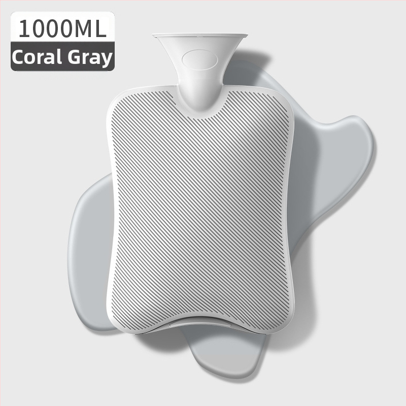 Karšto vandens buteliukas su didelio tankio PVC, šildymas pripildant vandeniu, daugiafunkcinis rankoms ir pilvo sričiai, karštas/šaltas naudojimas, šiuolaikiškas paprastas stilius